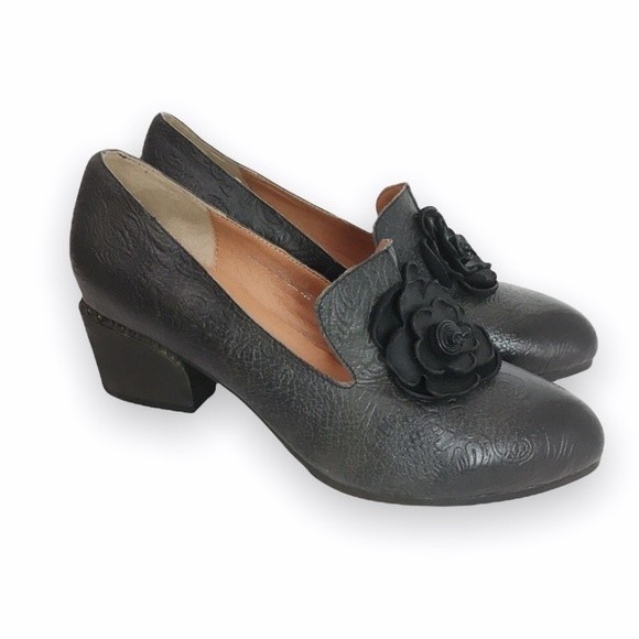 Spring Step Shoes - NEW L'Artiste Spring Step Dark Charcoal Gray Womens Noora Heels Pumps 43 11.5 12